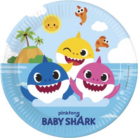 Ποτήρια Baby Shark (8 τεμ)