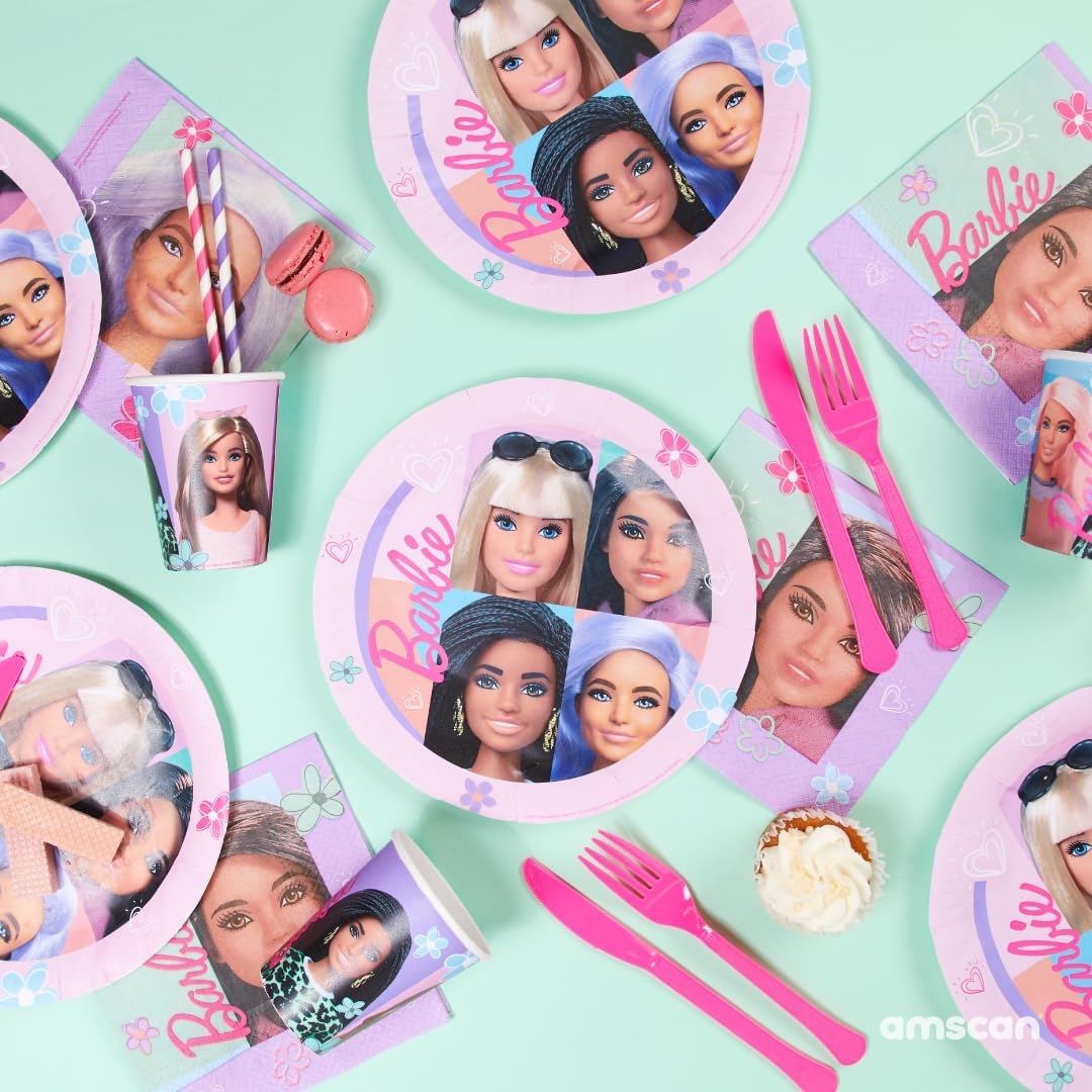 Πιάτα φαγητού Barbie Sweet Life (8 τεμ)