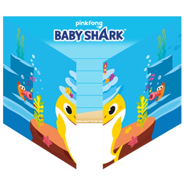 Ποτήρια Baby Shark (8 τεμ)