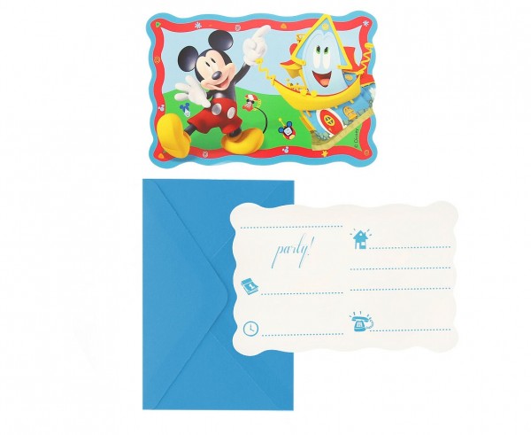 Χάρτινες Μάσκες Mickey Mouse (6 τεμ)