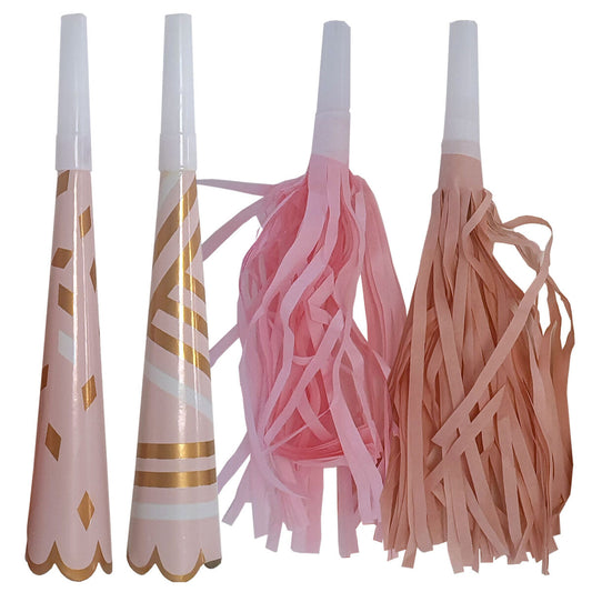 Rosegold Καραμούζες πάρτι (8 τεμ)