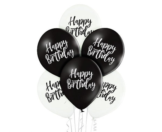 Σακουλάκια για δωράκια Happy Birthday (6 τεμ)