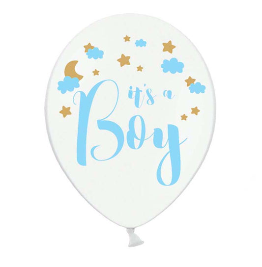 Σετ Μπαλόνια τυπωμένα "It's a Boy" (6 τεμ)
