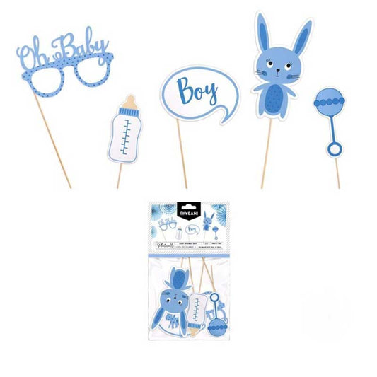 PhotoBooth Props Baby Boy (5τεμ)