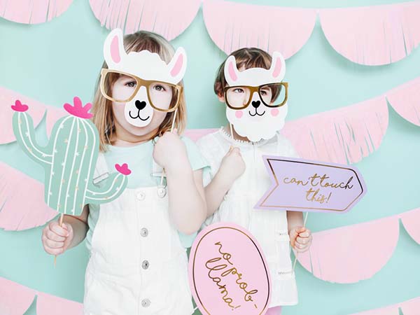 Στικάκια Photobooth Λάμα (5 τεμ)