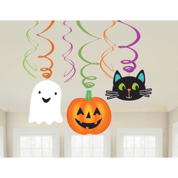 Swirl Διακοσμητικά Oροφής Halloween Friends (6 τεμ)