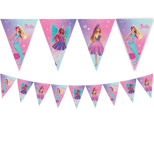 Τριγωνικά Σημαιάκια Barbie Fantasy 2,3m