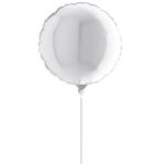 10" Mini Shape μπαλόνι  Άσπρο