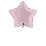 10" Mini Shape μπαλόνι Αστέρι πάστελ Ροζ