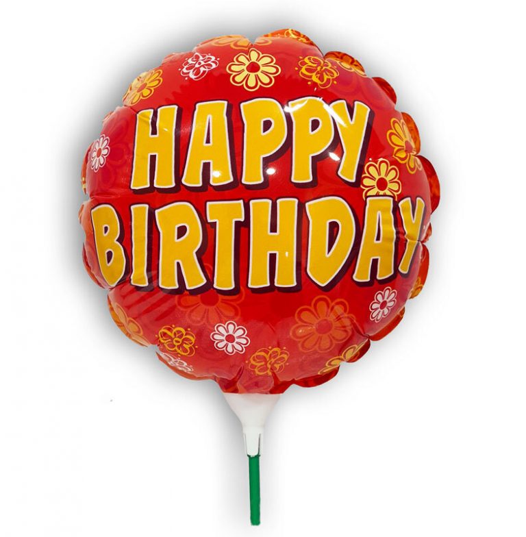 CREATOR: gd-jpeg v1.0 (using IJG JPEG v62), quality = 82 10" Mini Shape Μπαλόνι Happy Birthday κόκκινο - Image 1