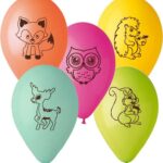12" Μπαλόνι Ζωάκια του δάσους