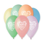 13" Μπαλόνι τυπωμένο Happy Mother's Day (25τεμ)