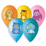 13" Μπαλόνι Ζωάκια της Ζούγκλας (25 τεμ)