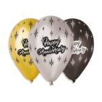 13" Μπαλόνια Happy Anniversary (25 τεμ)