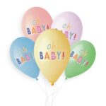 13" Μπαλόνια τυπωμένα Sweet Oh Baby (25 τεμ)