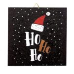 Χριστουγεννιάτικο Καδράκι Ho Ho Ho