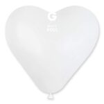 17" Μπαλόνι Λευκή Καρδιά