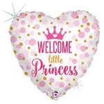 18'' Μπαλόνι γέννησης Καρδιά Little Princess