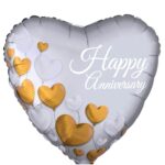 18'' Μπαλόνι Καρδιά Happy Anniversary