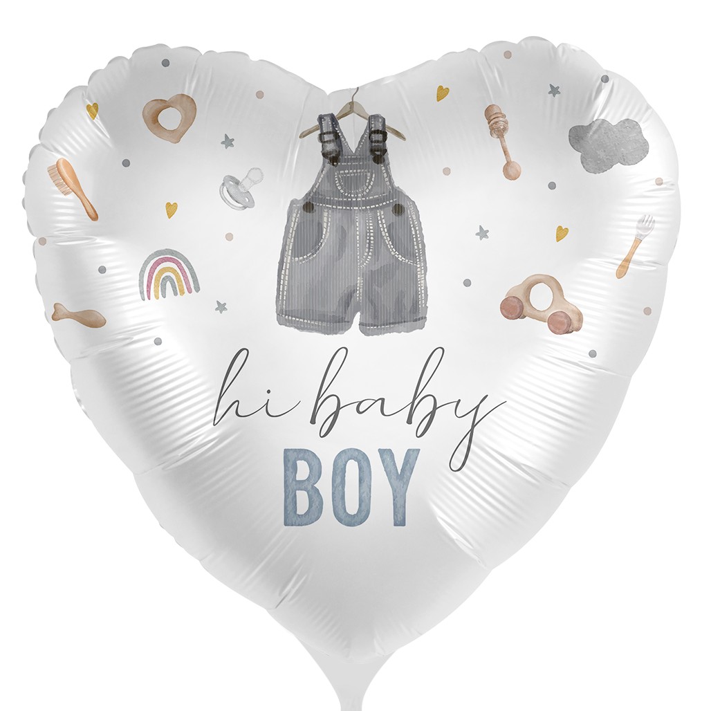 18-mpaloni-salopeta-_hi-baby-boy_1 18'' Μπαλόνι Σαλοπέτα "Hi Baby Boy'' - Image 1