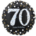 18" Μπαλόνι 70th Happy Birthday holographic
