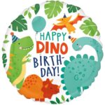 18" Μπαλόνι "Happy dino Birthday" Δεινόσαυροι