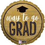 18" Μπαλόνι Αποφοίτησης "Way to go Grad"