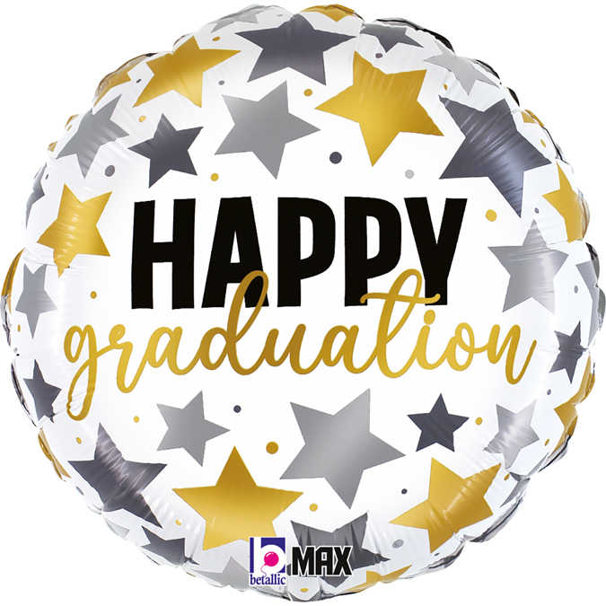 18_-mpaloni-apophoitisis-happy-graduation_1 18" Μπαλόνι Αποφοίτησης Happy Graduation - Image 1