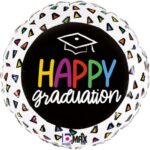 18" Μπαλόνι Αποφοίτησης Triangles