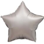 18" Μπαλόνι chrome ασημί αστέρι