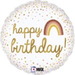 18" Μπαλόνι γενεθλίων Boho Rainbow