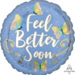18" Μπαλόνι για Περαστικά "Feel Better Soon" Πεταλούδες