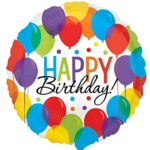18" Μπαλόνι Happy Birthday Balloons