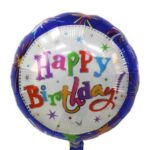18" Μπαλόνι Happy Birthday Fireworks
