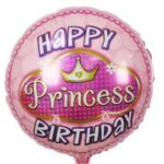 18" Μπαλόνι Happy Birthday Πριγκίπισσα