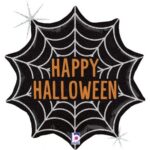 18" Μπαλόνι Happy Halloween Ιστός Αράχνης