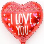 18" Μπαλόνι κόκκινη καρδιά I Love you