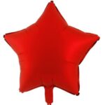 18" Μπαλόνι Κόκκινο Chrome αστέρι