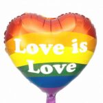 18" Μπαλόνι Καρδιά Rainbow