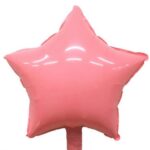 18" Μπαλόνι Macaron Ροζ αστέρι