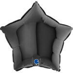 18" Μπαλόνι Αστέρι Μαύρο