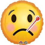 18" Μπαλόνι Φατσούλα με θερμόμετρο