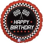 18" Μπαλόνι Ράλλυ Happy Birthday