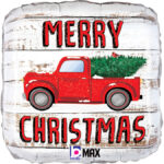 18" Μπαλόνι τετράγωνο Christmas Truck