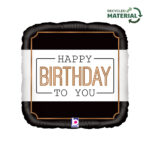 18" Μπαλόνι Τετράγωνο Classic Birthday