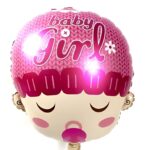 19" Μπαλόνι φατσούλα μωρού "Baby Girl"
