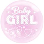 20'' Bobo Μπαλόνι Baby Girl πεταλούδα