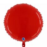 21'' Στρογγυλό Μπαλόνι Κόκκινο Shiny