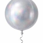 22″ Μπαλόνι Ασημί σφαίρα 4D Holographic