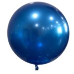 22" Μπαλόνι Chrome μπλε σφαίρα
